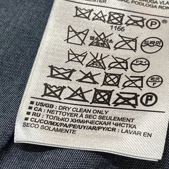 Gap Academy Blazer Women 12 Black Stone 2 Button Dark Academia Preppy Schoolgirl - Picture 12 of 12